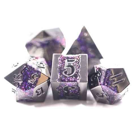 Dnd Rpg 16mm Custom Polyhedral Metal Stripe