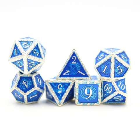 Factory Wholesale Custom 16mm Polyhedral Metal Dnd