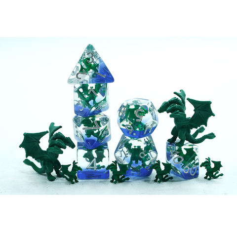 Resin Dice Set for DND Dungeons and Dragons