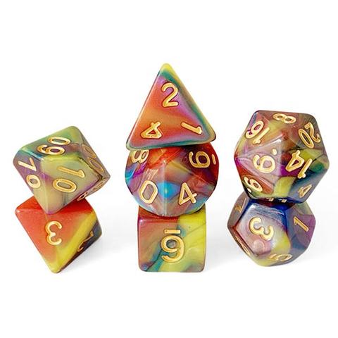 Custom Logo Polyhedral D D 4 Colors