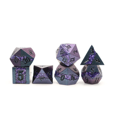 DND Metal Dice Set Polyhedral Zinc Alloy