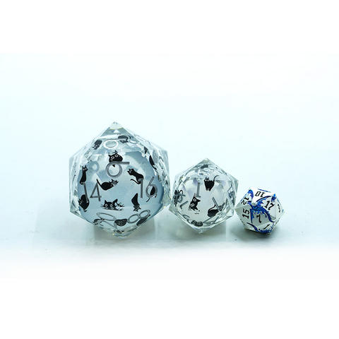 Yushun DND Cat Die 50MM Resin Polyhedral