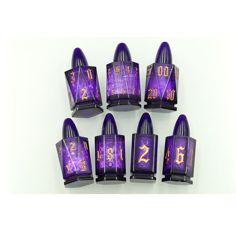 Resin Bottle Dice Novelty Drink Bottle Shape
