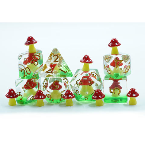 Custom 16mm Polyhedral Resin RPG DND Dice