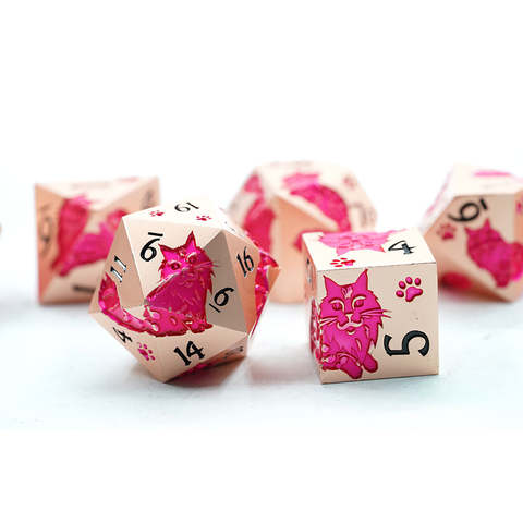 Wholesale Custom Pink Red cat Metal Sharp