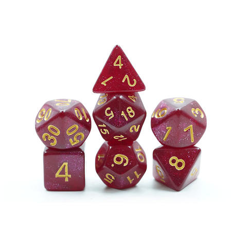 Monochrome Resin Round Corner Dice for DND