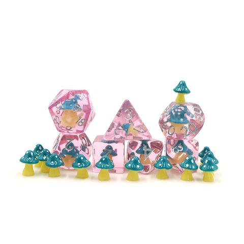 Custom Mushroom Dice Polyhedral Dnd 16mm Resin