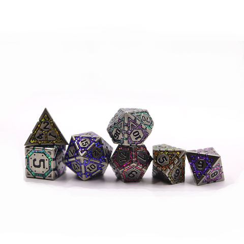 High Quality Customized Polyhedral Metal RPG DND